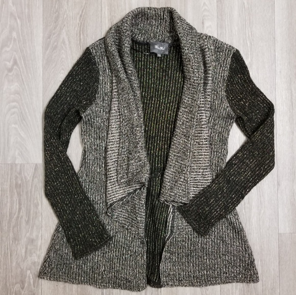 Miss Me Sweaters - Miss Me Knitted Two-Toned Cardigan